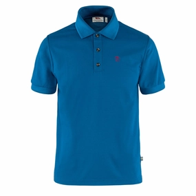 Fjallraven Crowley Pique Shirt Alpine Blue mens t-shirts outlet