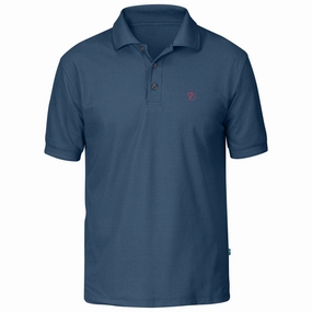 Fjallraven Crowley Pique Shirt Uncle Blue mens t-shirts outlet