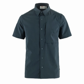 Fjallraven High Coast Pack Shirt SS Dark Navy mens tank tops best deals