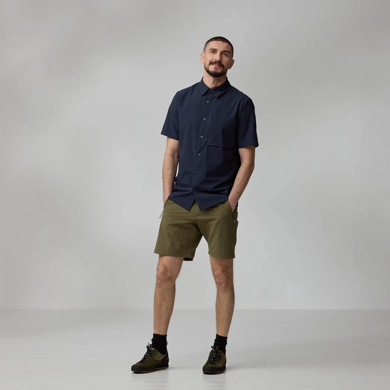 Fjallraven High Coast Pack Shirt SS Dark Navy