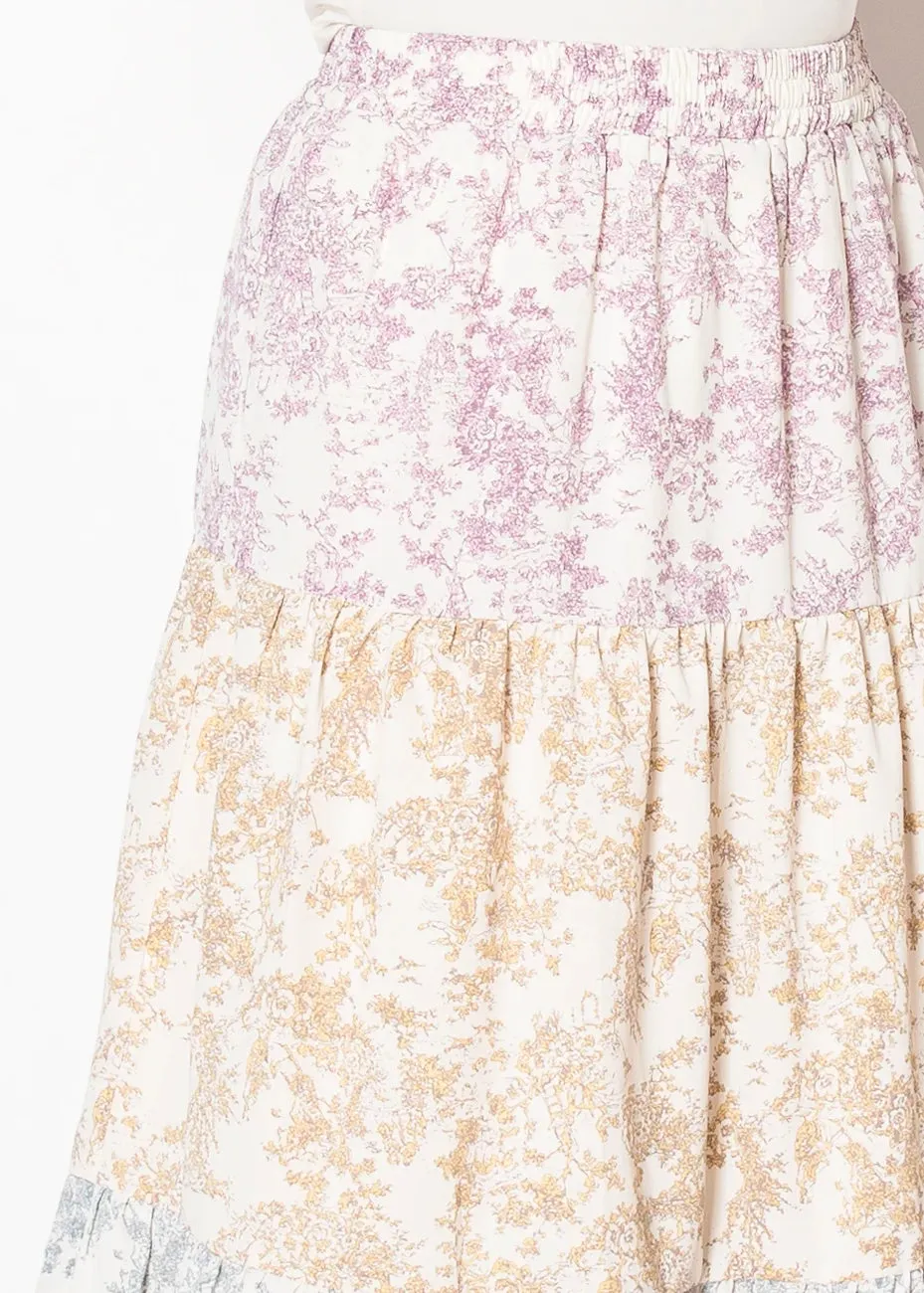 Floral Tier Skirt