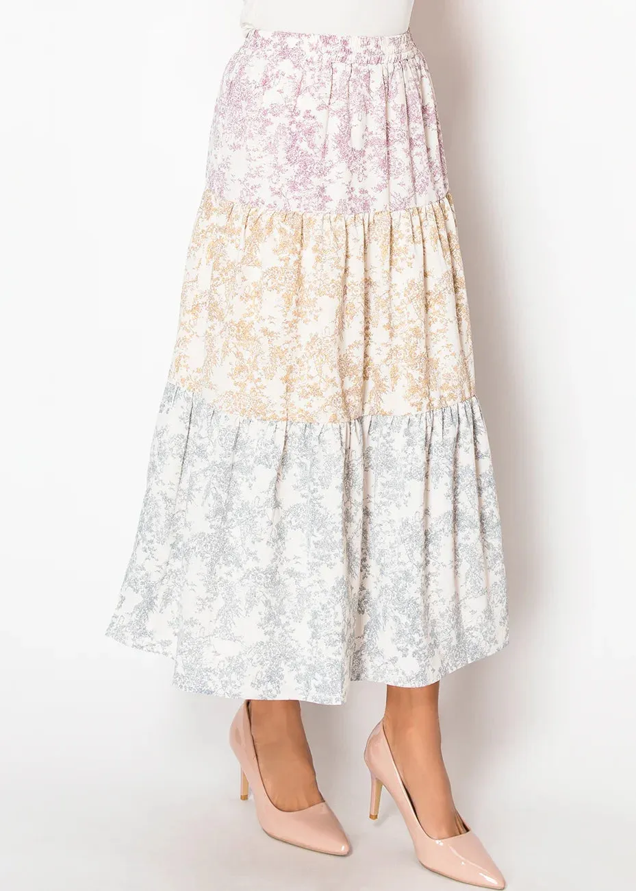 Floral Tier Skirt
