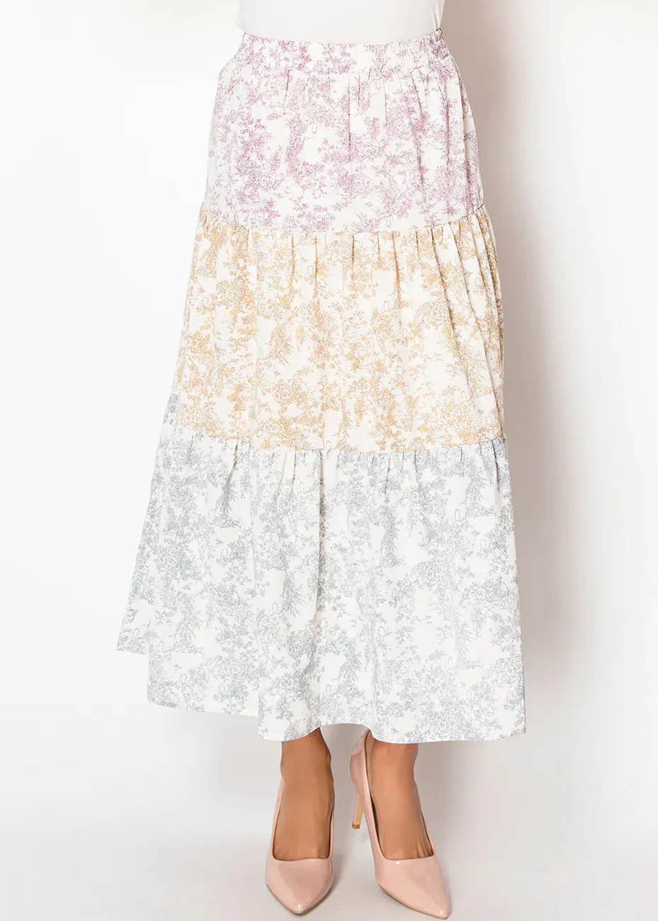 Floral Tier Skirt