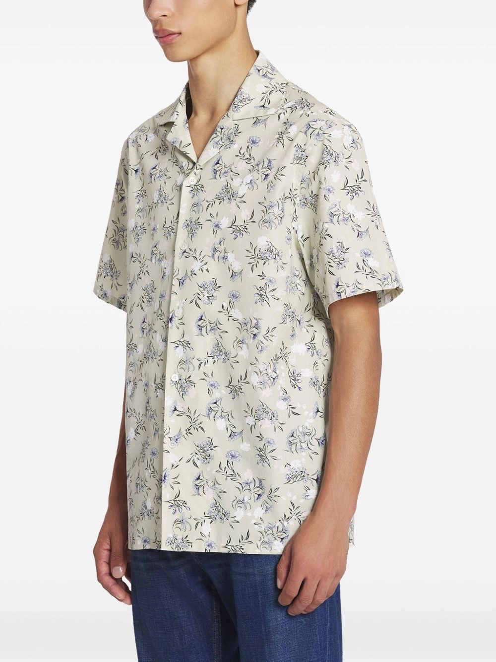 Floral-Print Shirt