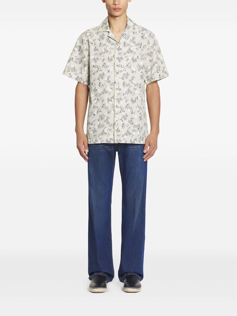 Floral-Print Shirt