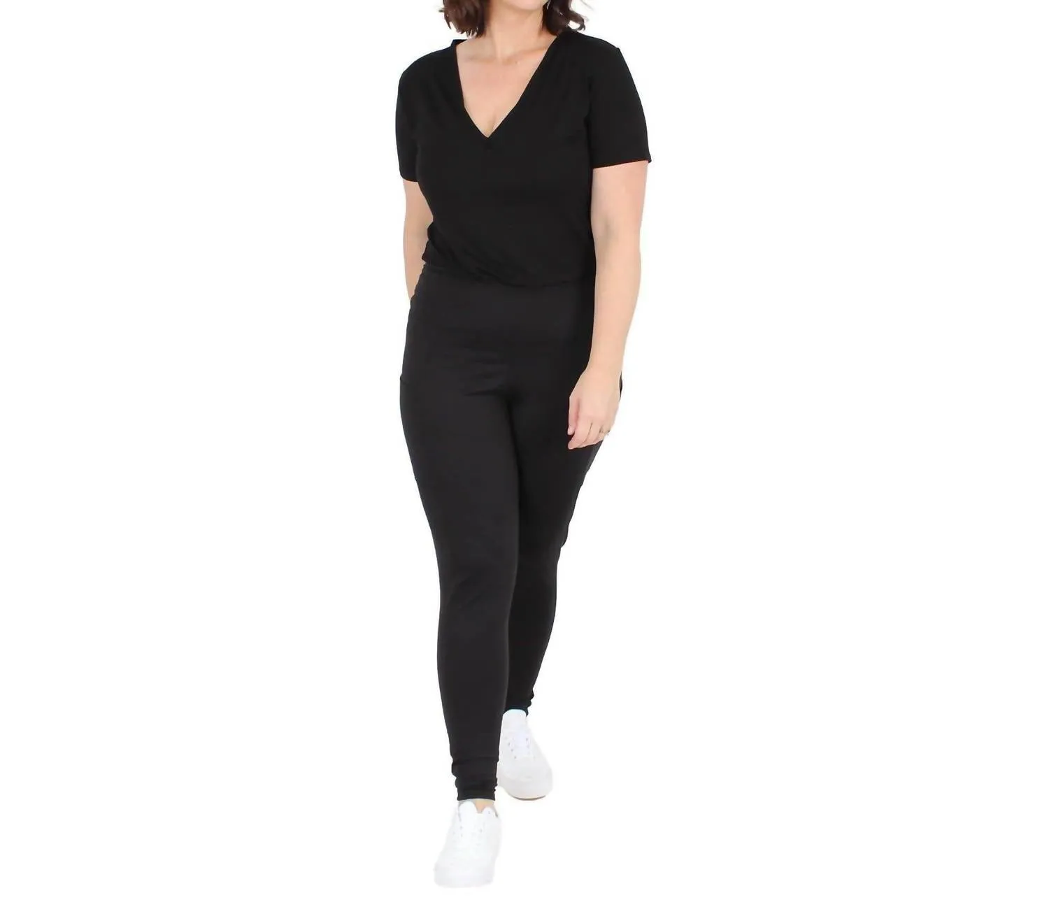 Flow Leggings With Pockets In Black