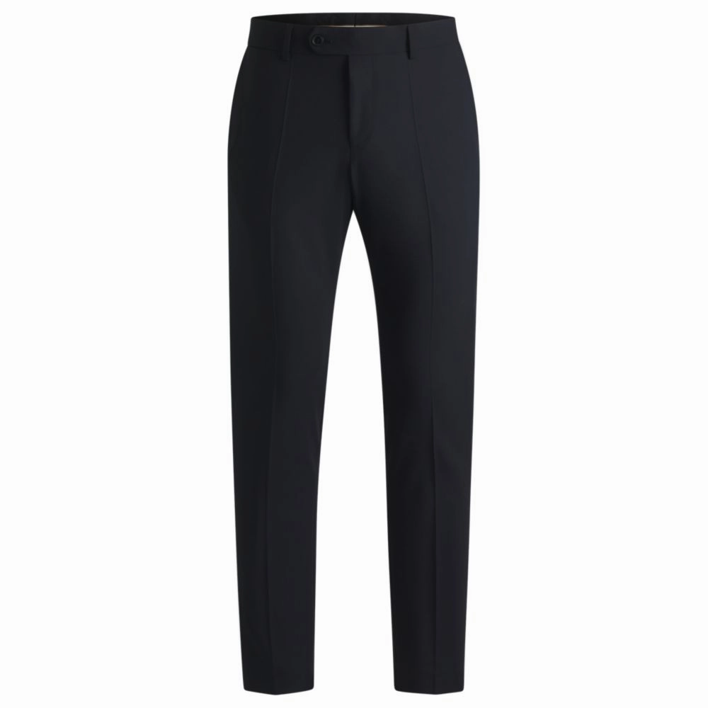 Formal trousers in washable super-flex fabric