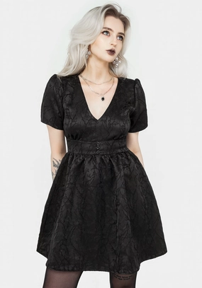 Fracture V-Neck Mini Dress Dresses Womens - beach dresses cheap