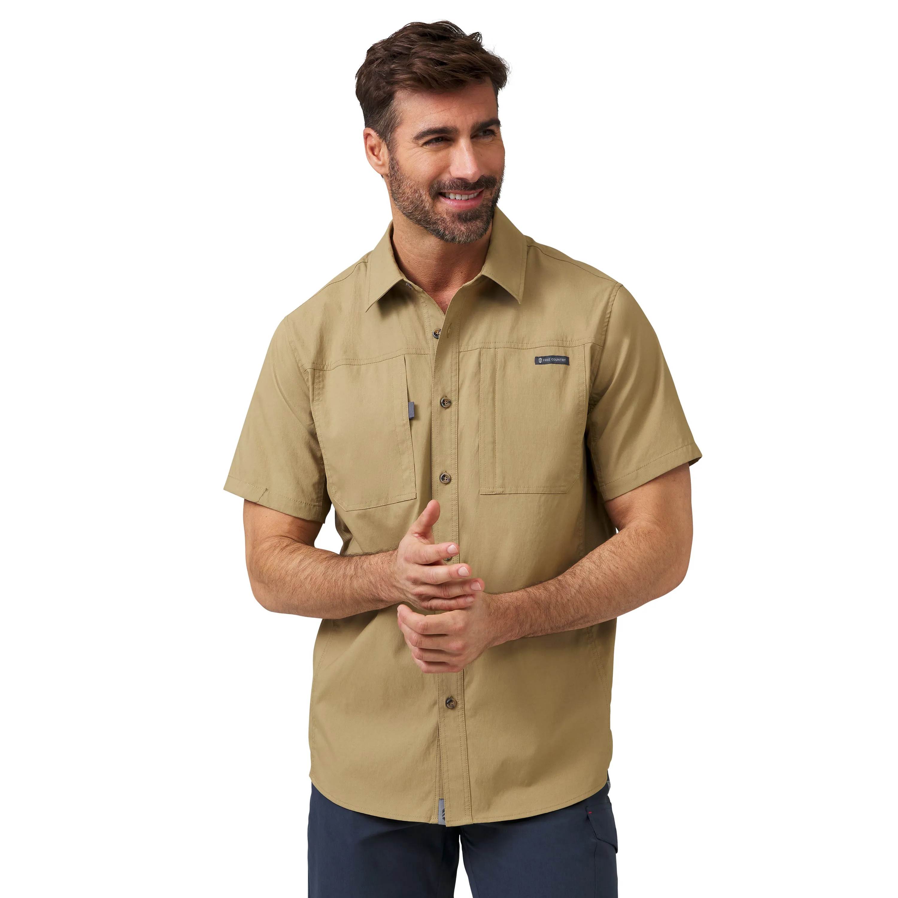 Free Country Men's Acadia Short Sleeve Shirt