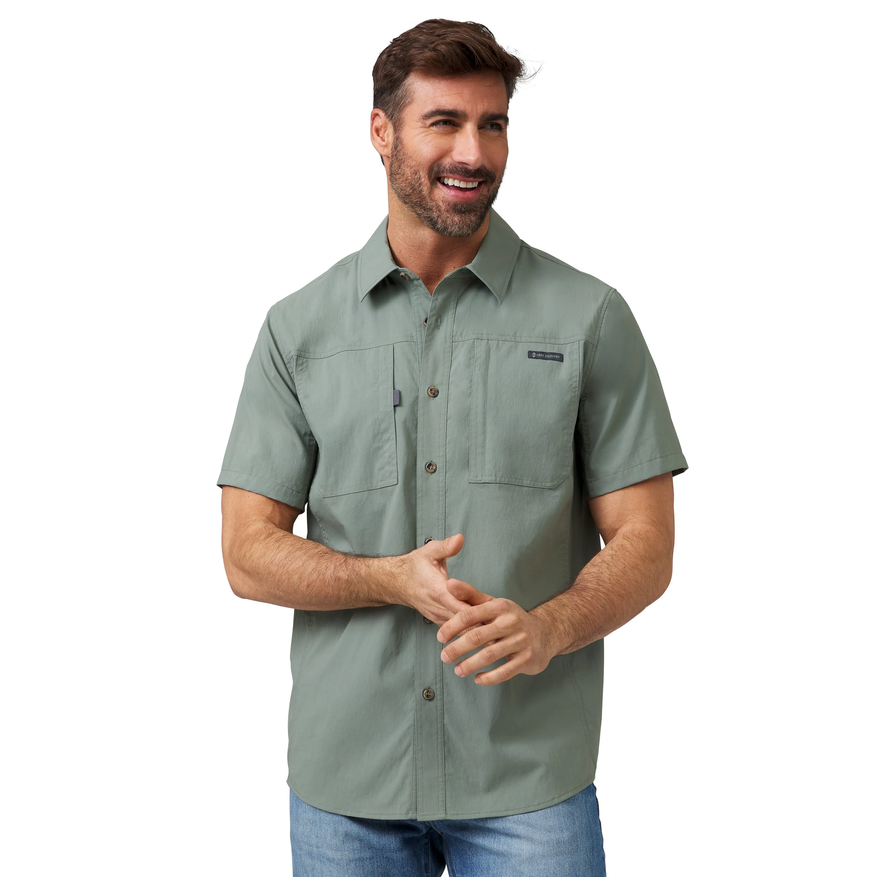 Free Country Men's Acadia Short Sleeve Shirt