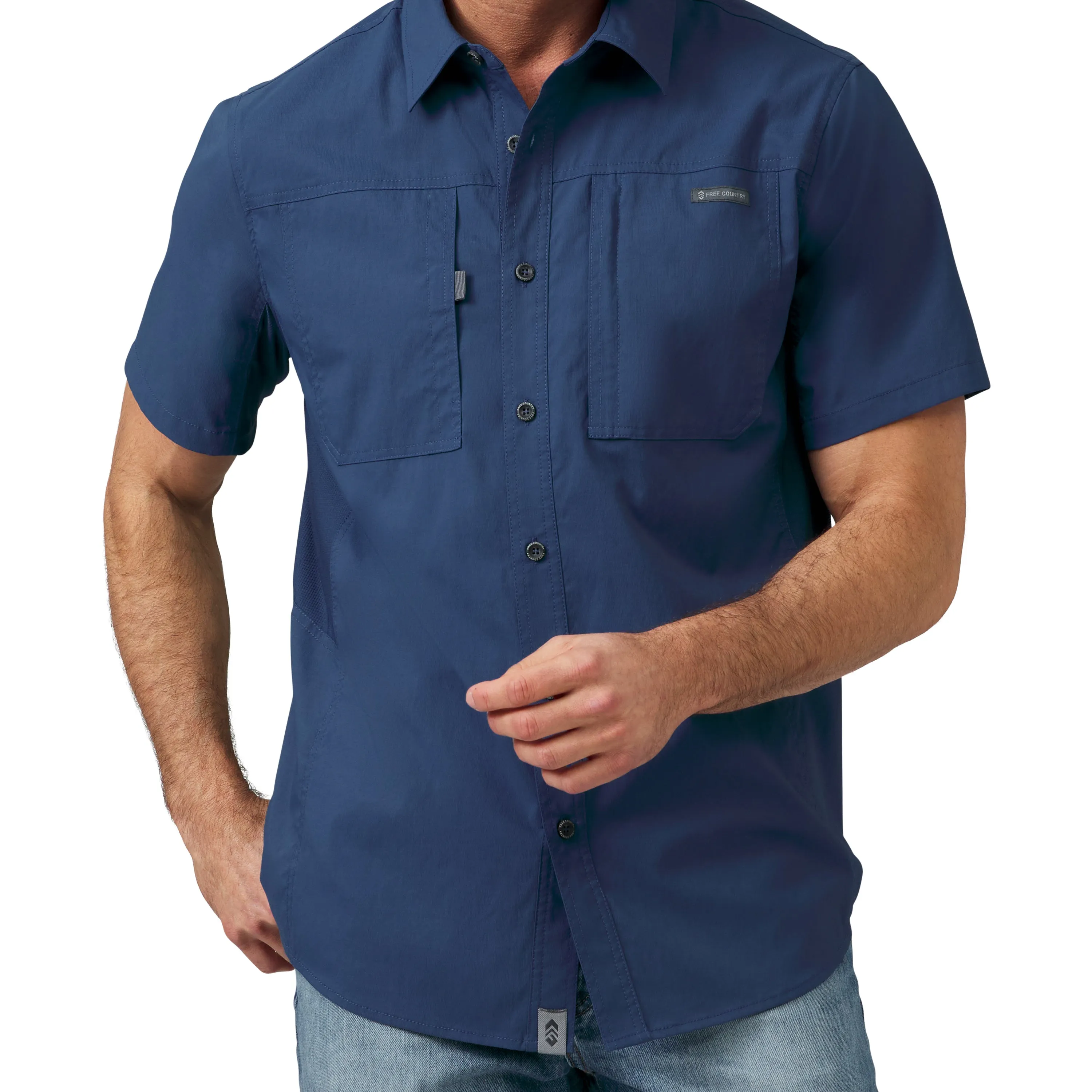 Free Country Men's Acadia Short Sleeve Shirt