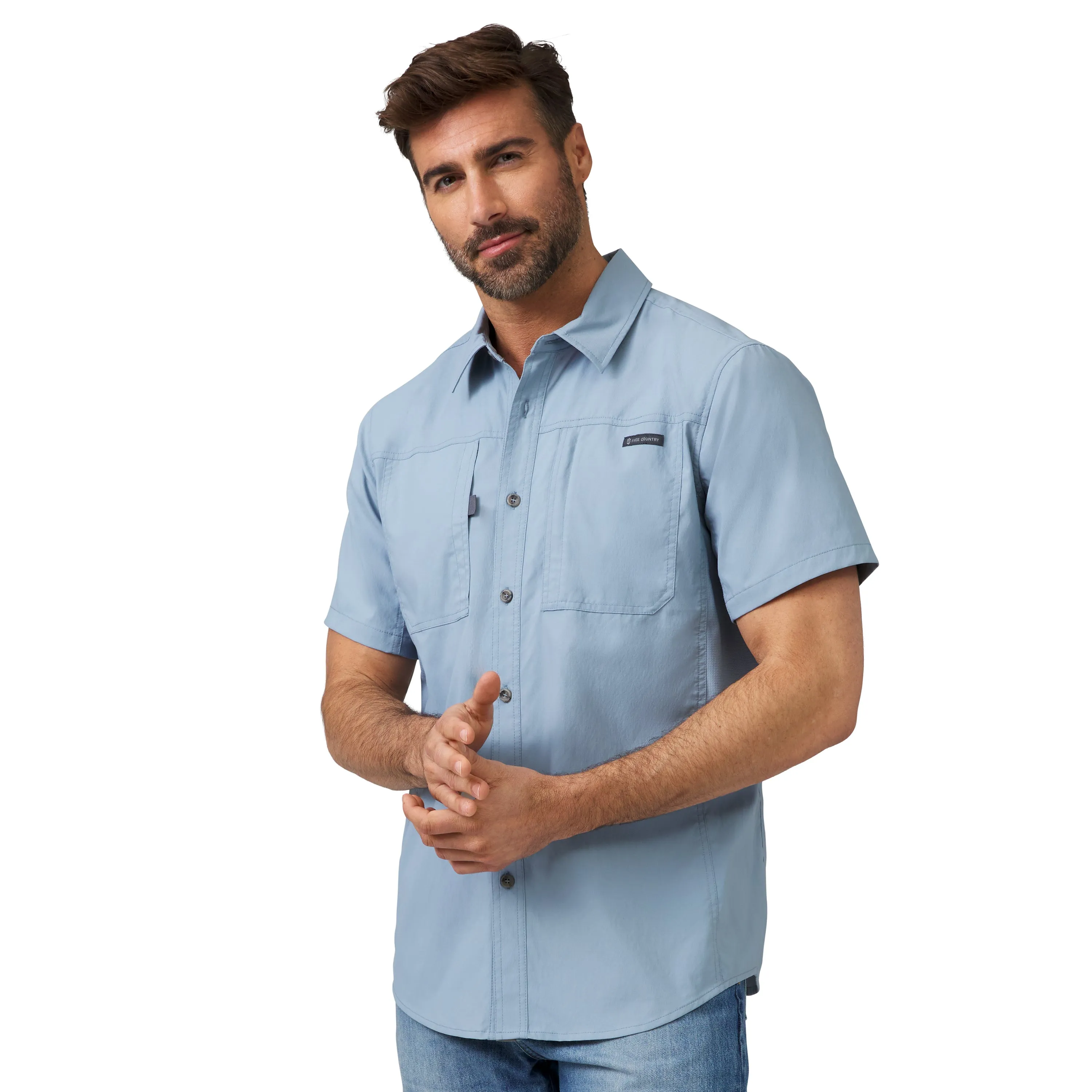 Free Country Men's Acadia Short Sleeve Shirt