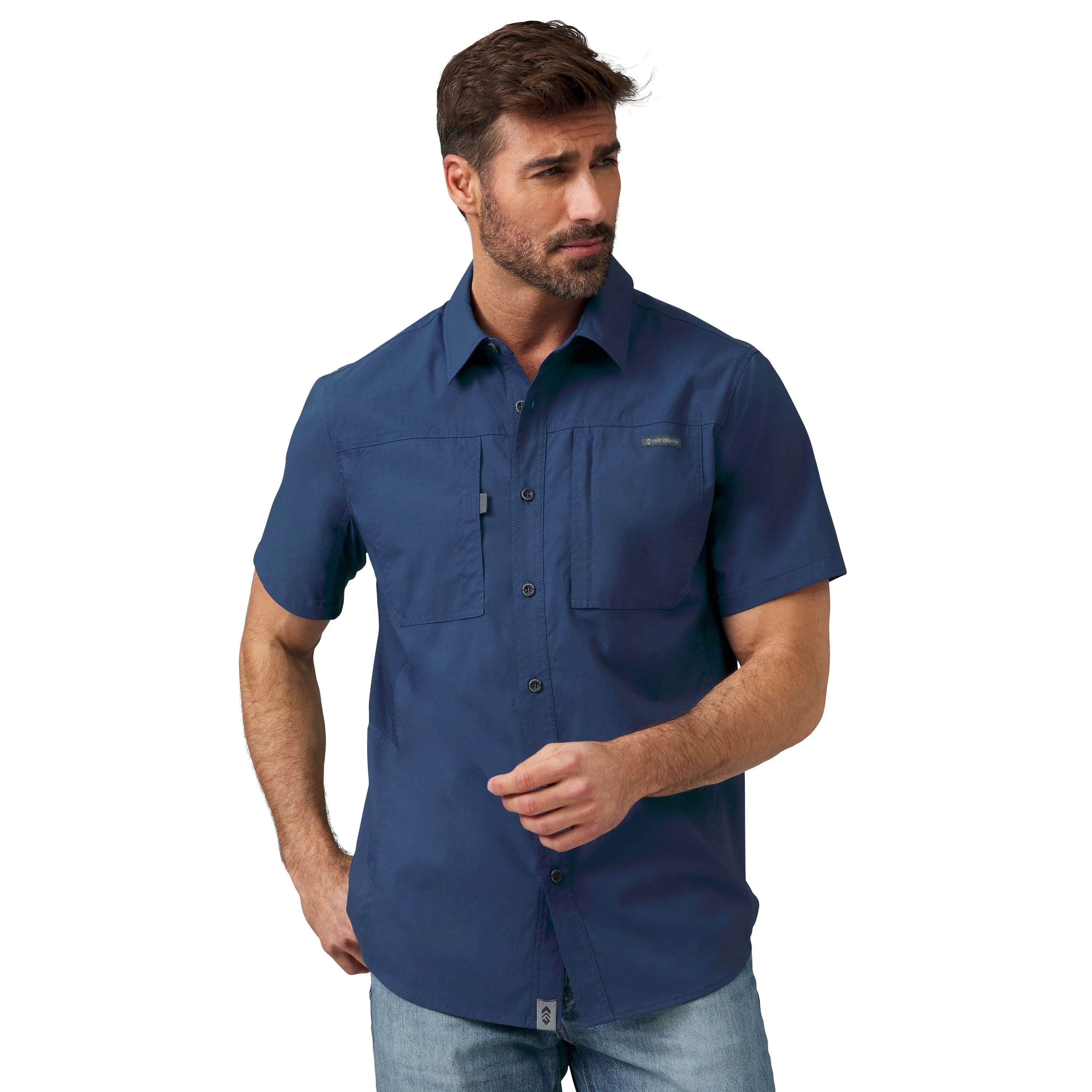 Free Country Men's Acadia Short Sleeve Shirt