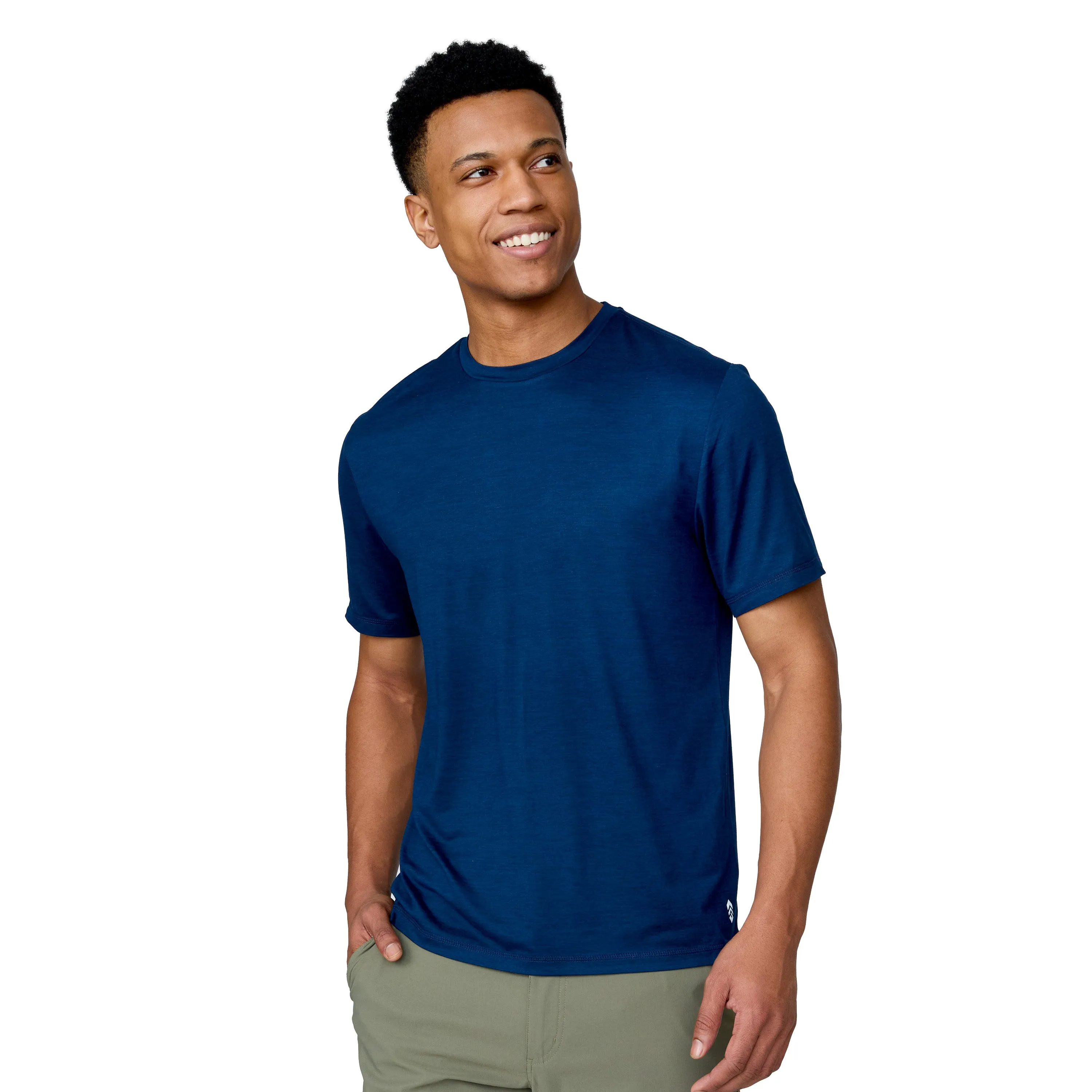 Free Country Men's Super Soft Short Sleeve Crew Tee - 2 Pack