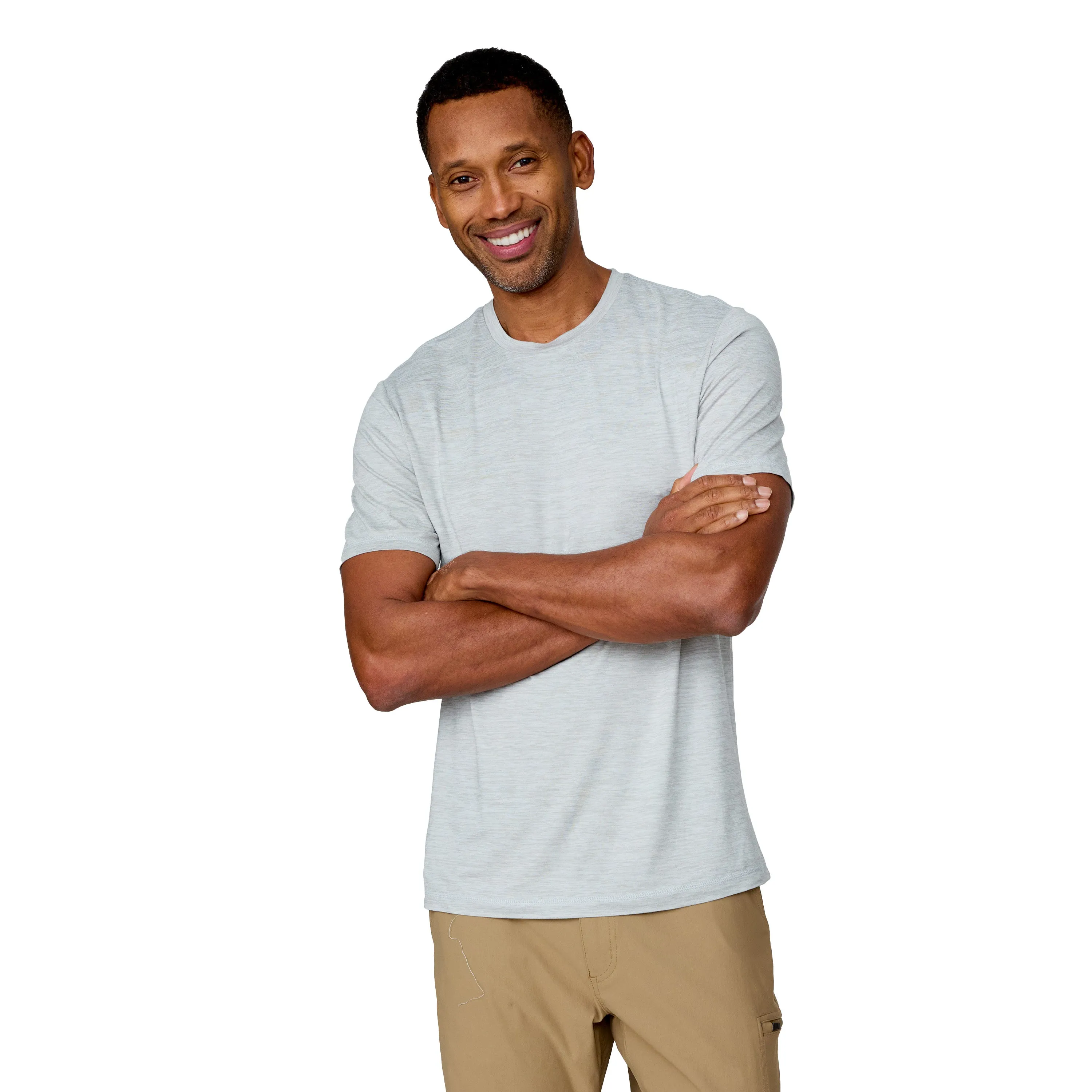 Free Country Men's Super Soft Short Sleeve Crew Tee - 2 Pack
