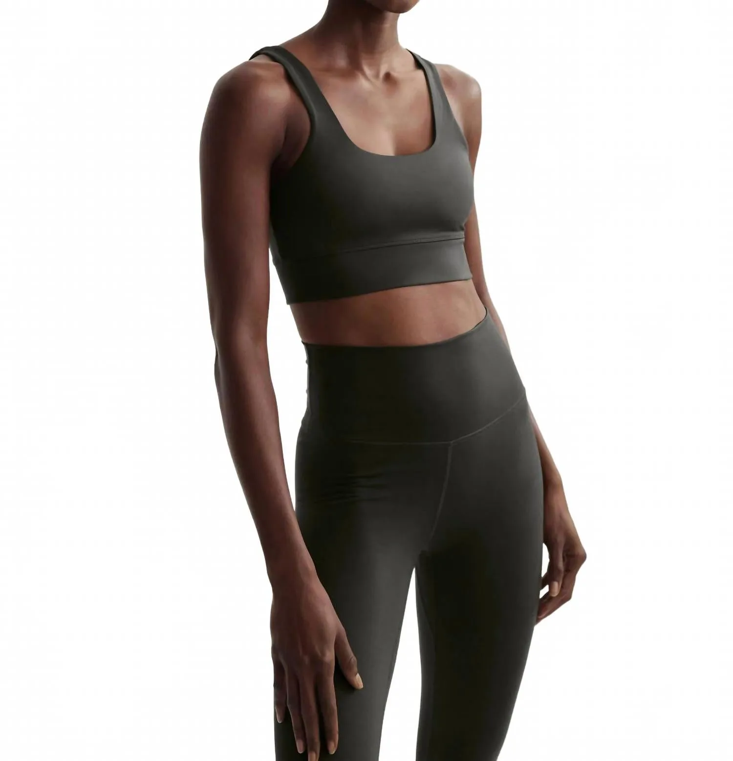 Freesoft High Rise Legging In Dark Green