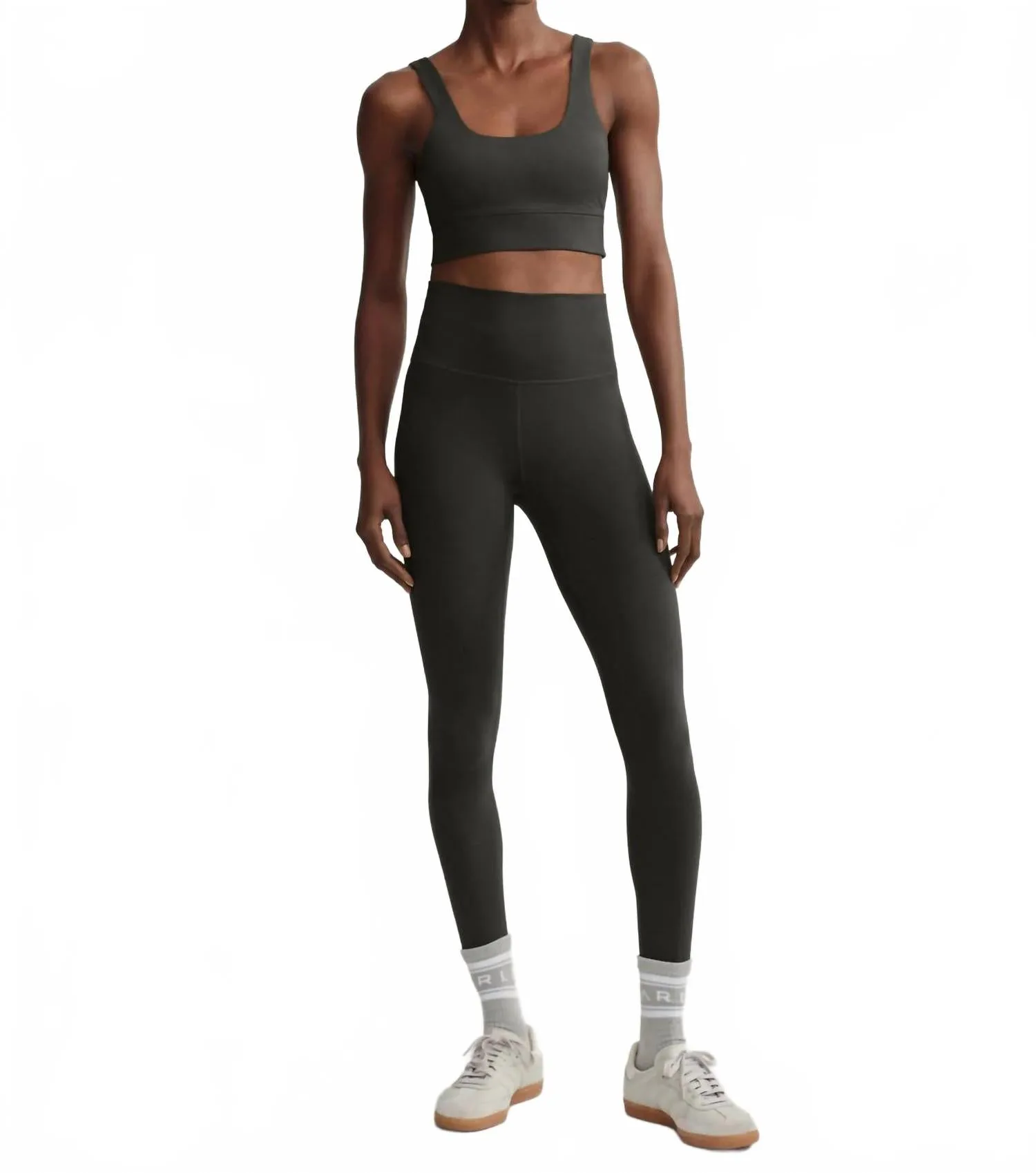 Freesoft High Rise Legging In Dark Green