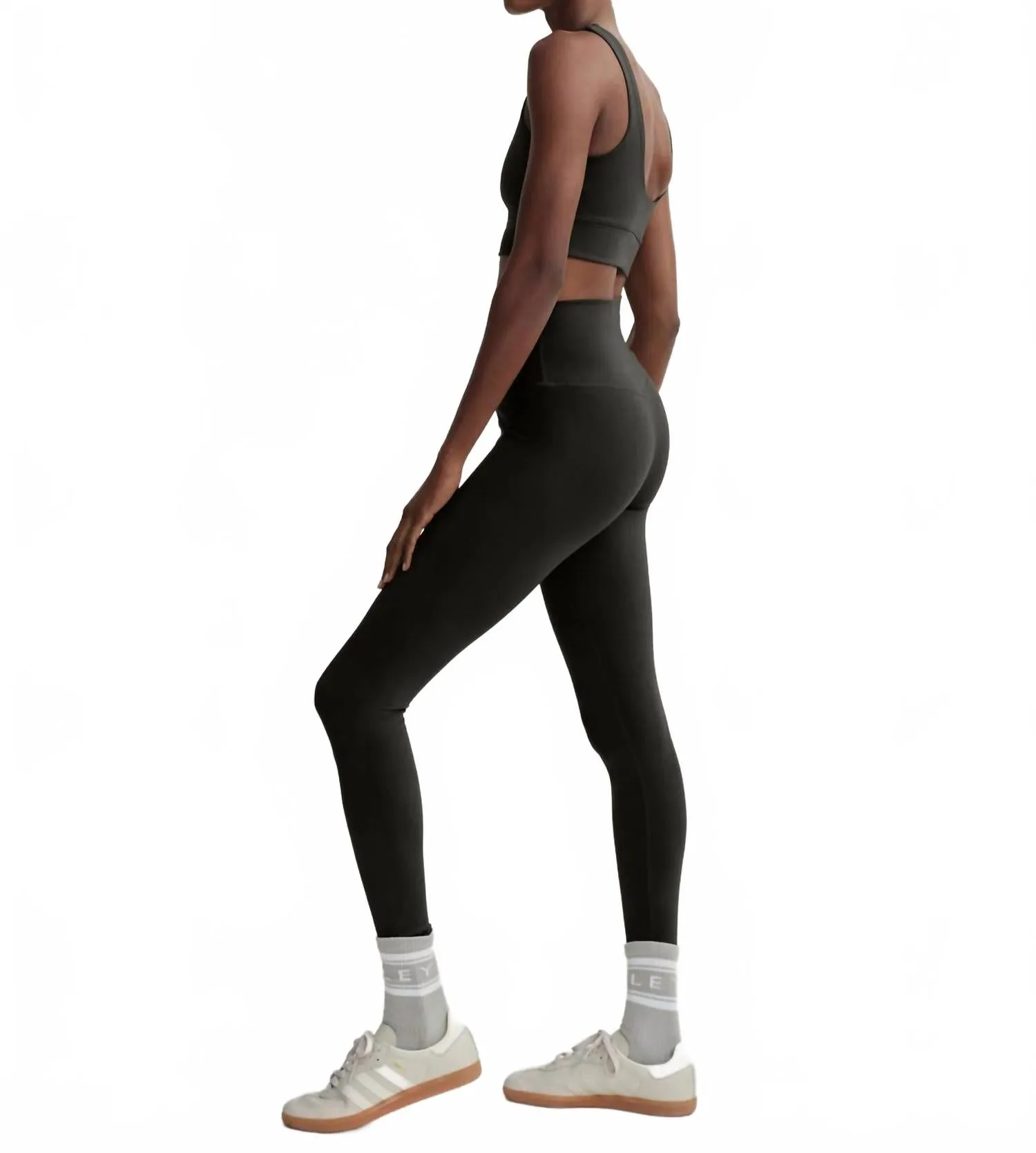 Freesoft High Rise Legging In Dark Green