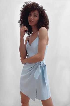 French Connection Amalie Dress - Light Dream Blue summer dresses best deals