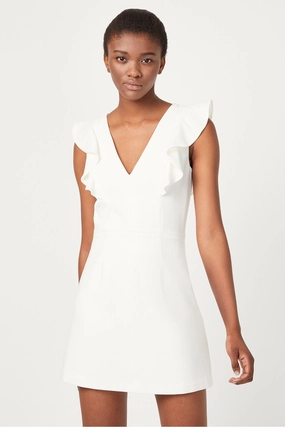 French Connection Cameron Dress - Summer White cheap womens dresses