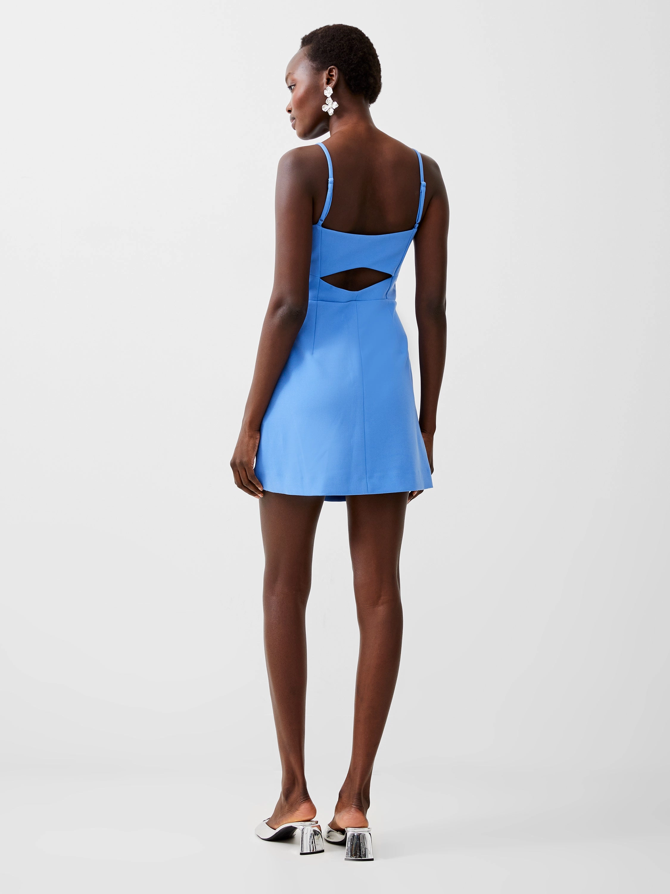 French Connection Georgia Dress - Chalk Blue