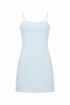 French Connection Savannah Dress - Light Dream Blue maxi dresses clearance