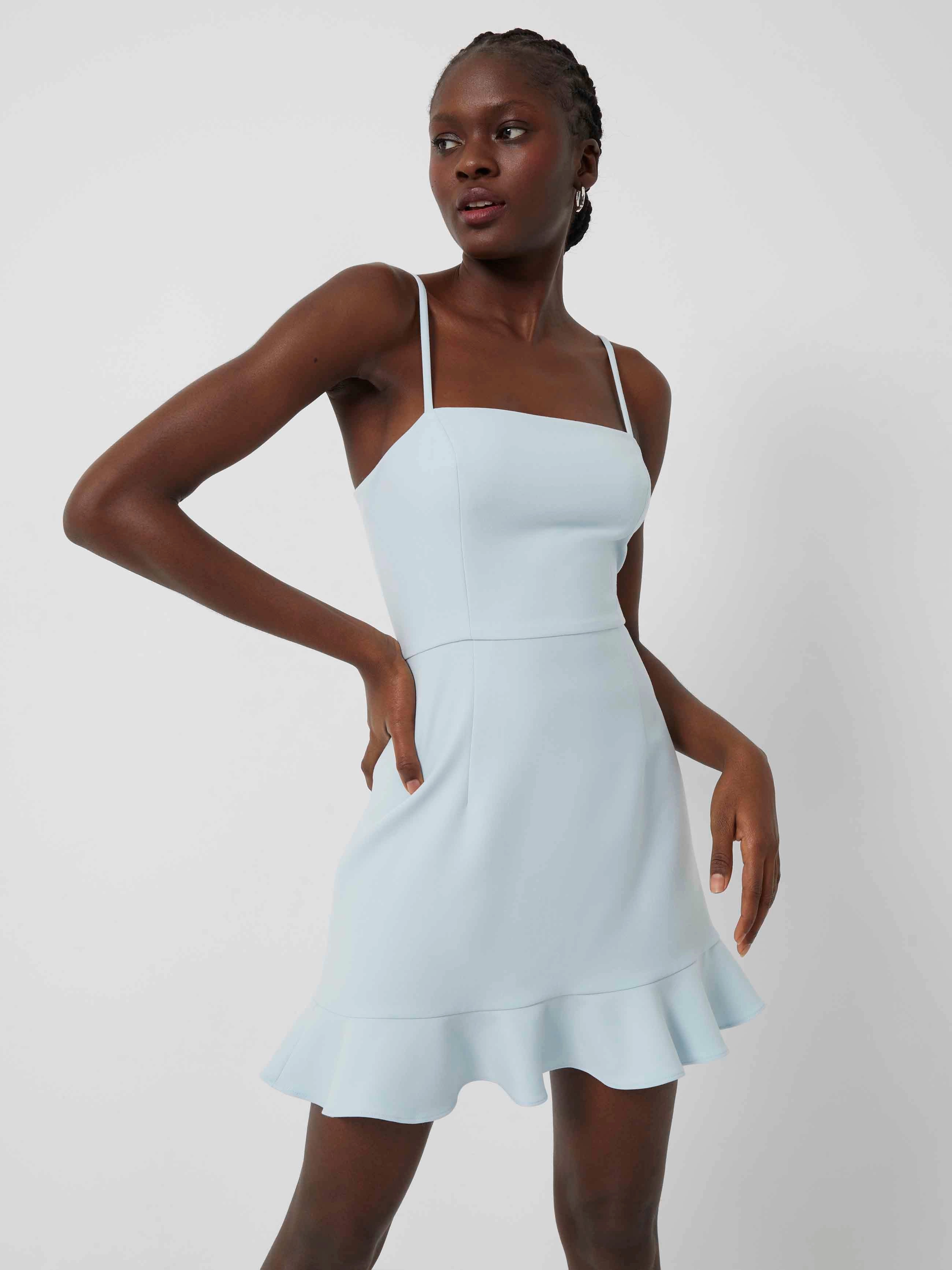 French Connection Sydney Dress - Light Dream Blue summer dresses best deals