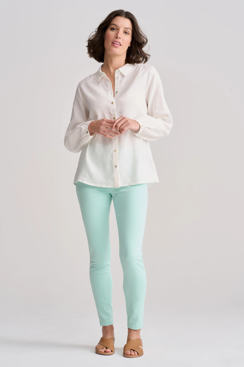 French Linen Shirt - Chalk
