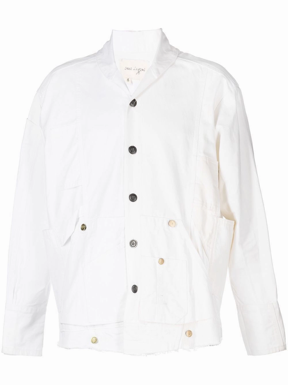 Fringed Edge Shirt mens polos clearance