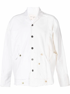 Fringed Edge Shirt mens polos clearance
