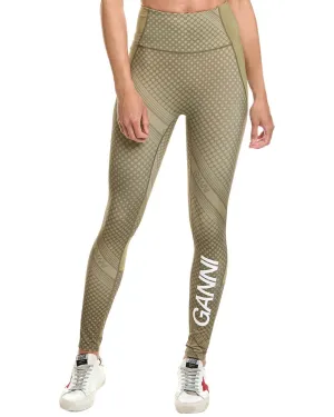 GANNI Active Ultra High-Waist Tight Activewear Womens - yoga pants clearance