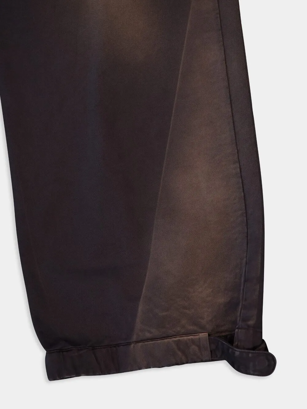 Garment-Dyed Cotton Cargo Pants