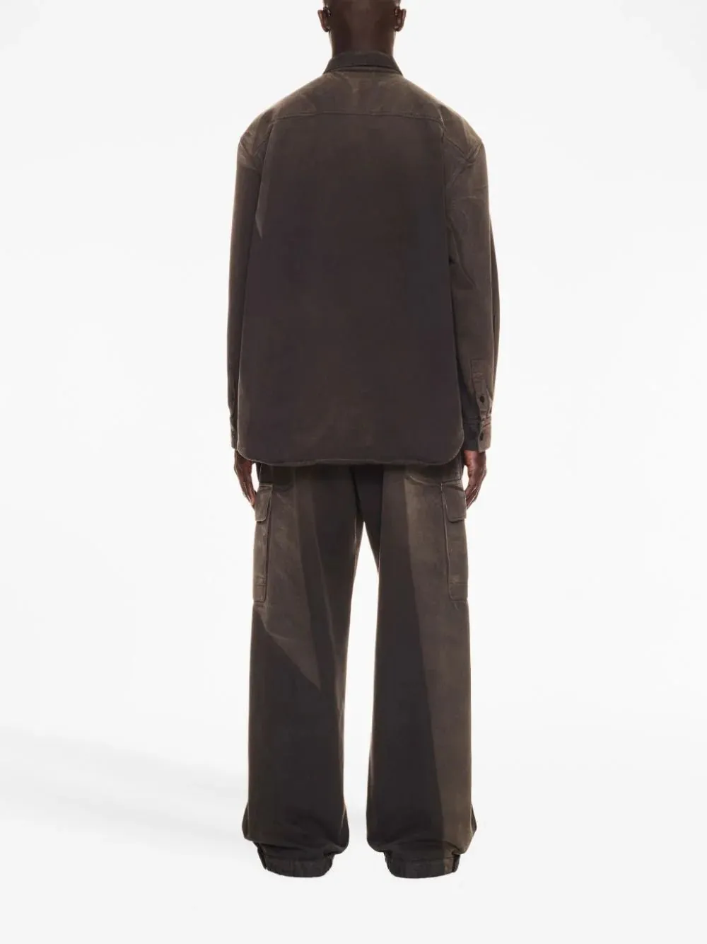 Garment-Dyed Cotton Cargo Pants