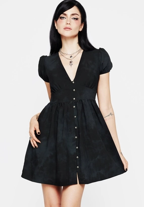 Gladys Button Up Mini Dress Dresses Womens - wedding guest outfits