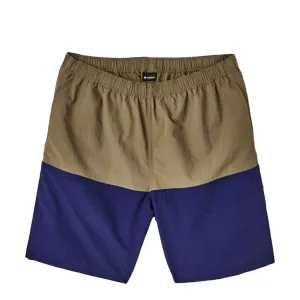 Goldwin Nylon Bicolor Shorts 7 Desert Taupe / Bluish Purple mens shorts outlet store