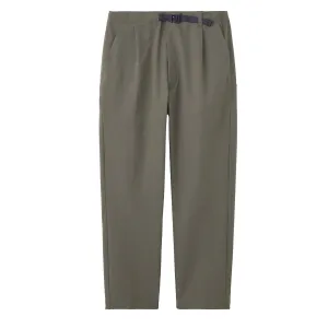 Goldwin One Tuck Tapered Stretch Pants Dark Olive mens joggers promo code