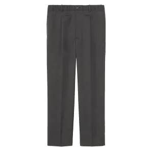 Goldwin Woolly Twill One Tuck Pants Black Gray mens joggers promo code