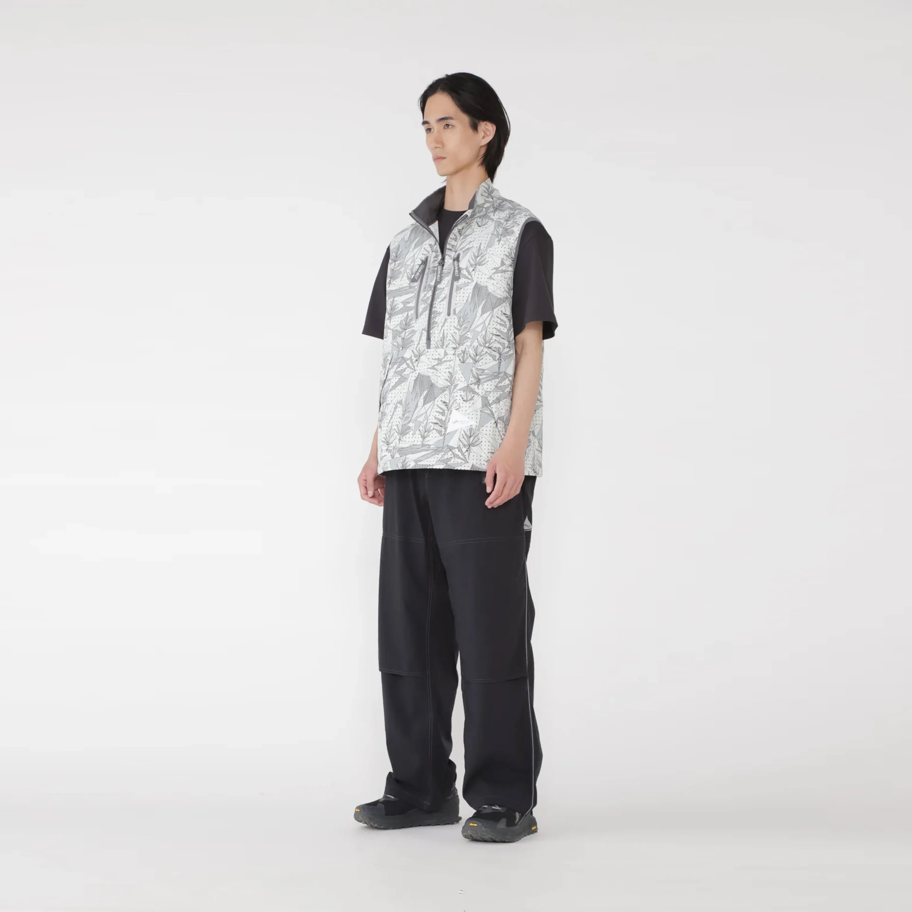 Gramicci x And Wander Nylon Double Knee Pant Black