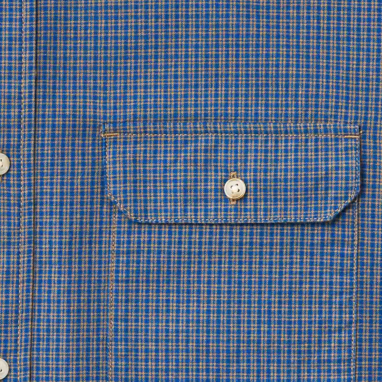 Gramicci Checkered Stance Shirt Sierra Check Navy