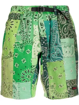 Graphic-Print Ec-St Shorts cheap mens pants online
