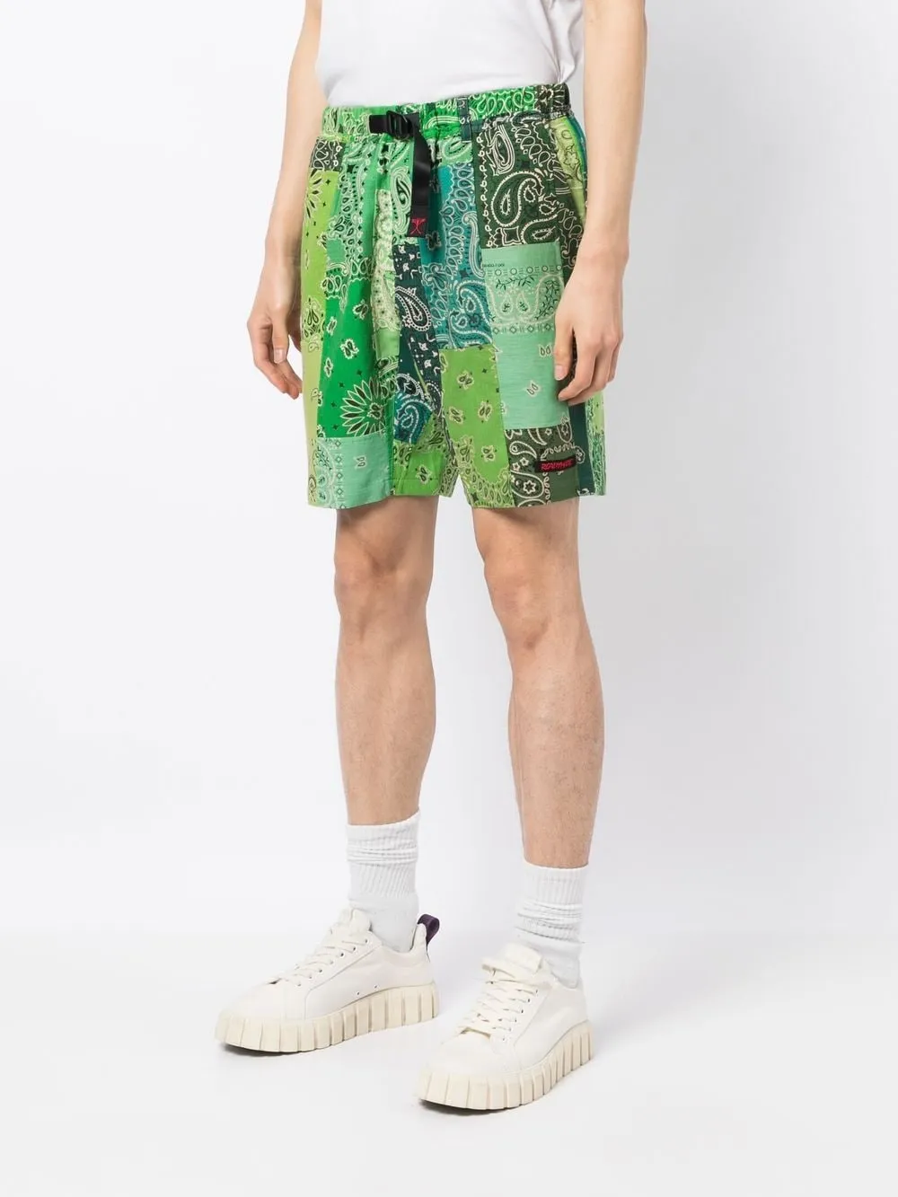 Graphic-Print Ec-St Shorts