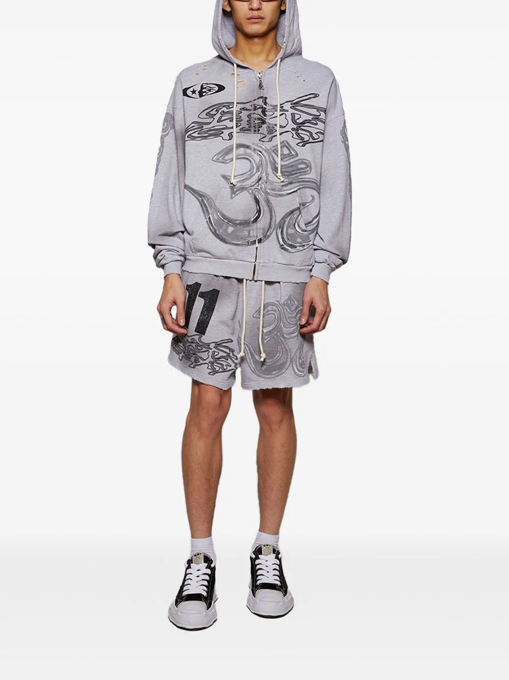 Graphic-Print Shorts