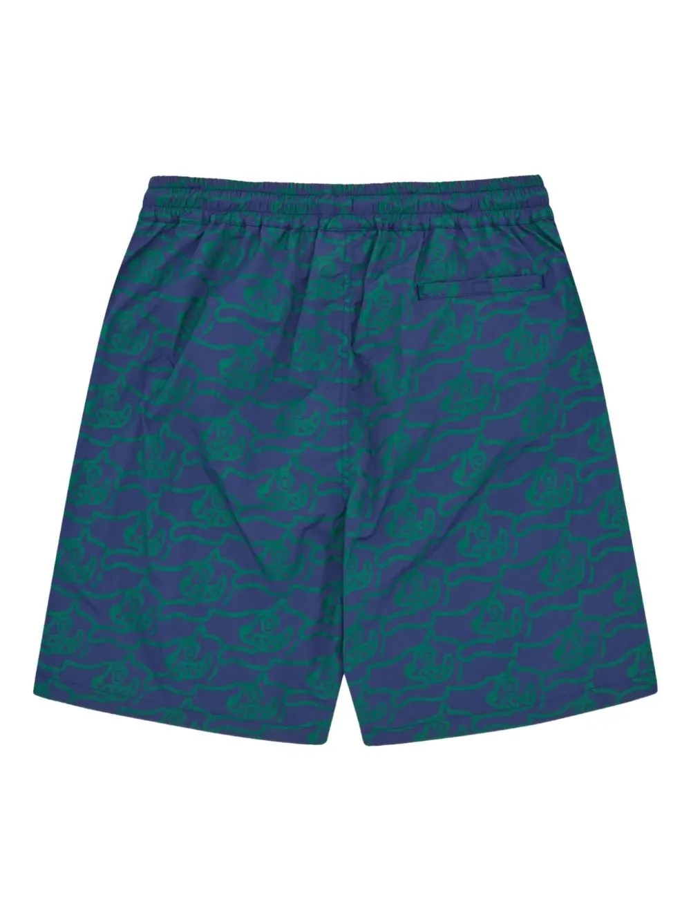 Graphic-Print Swim Shorts