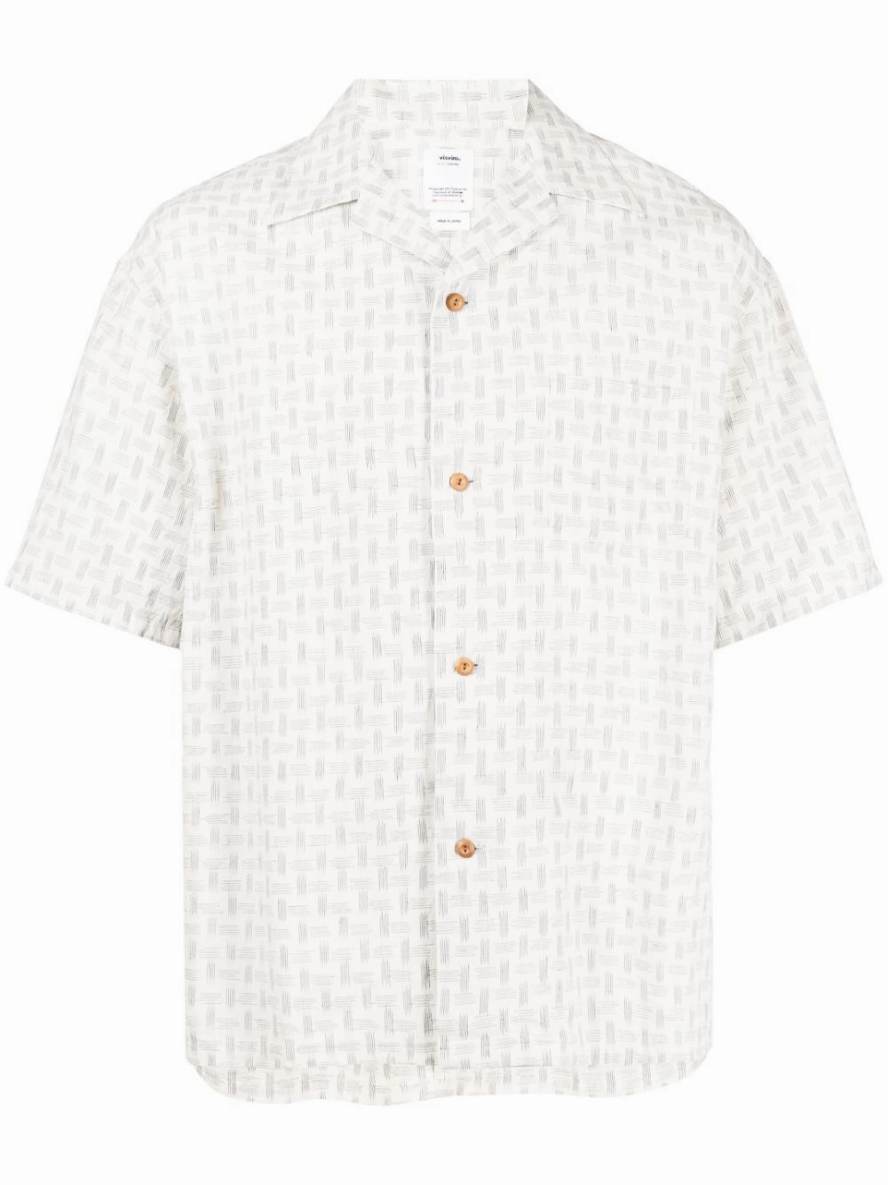 Graphic-Print Short-Sleeve Shirt mens polos clearance