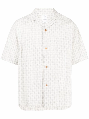 Graphic-Print Short-Sleeve Shirt mens polos clearance