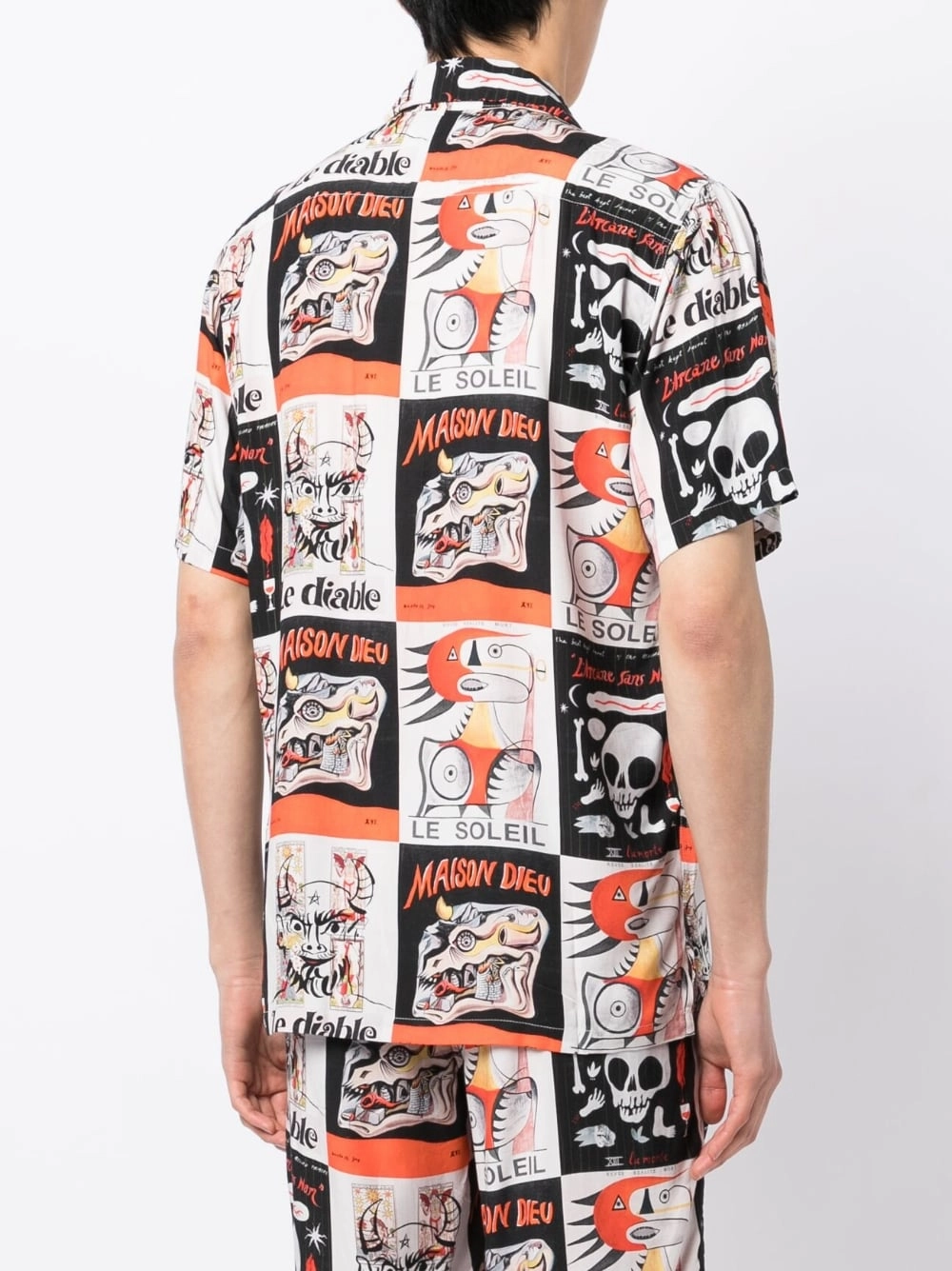 Graphic-Print Short-Sleeve Shirt