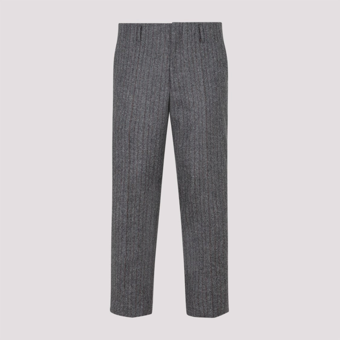 Gray Wool Paolo Pants