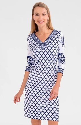 Gretchen Scott Crab Soup Dress - Navy maxi dresses clearance