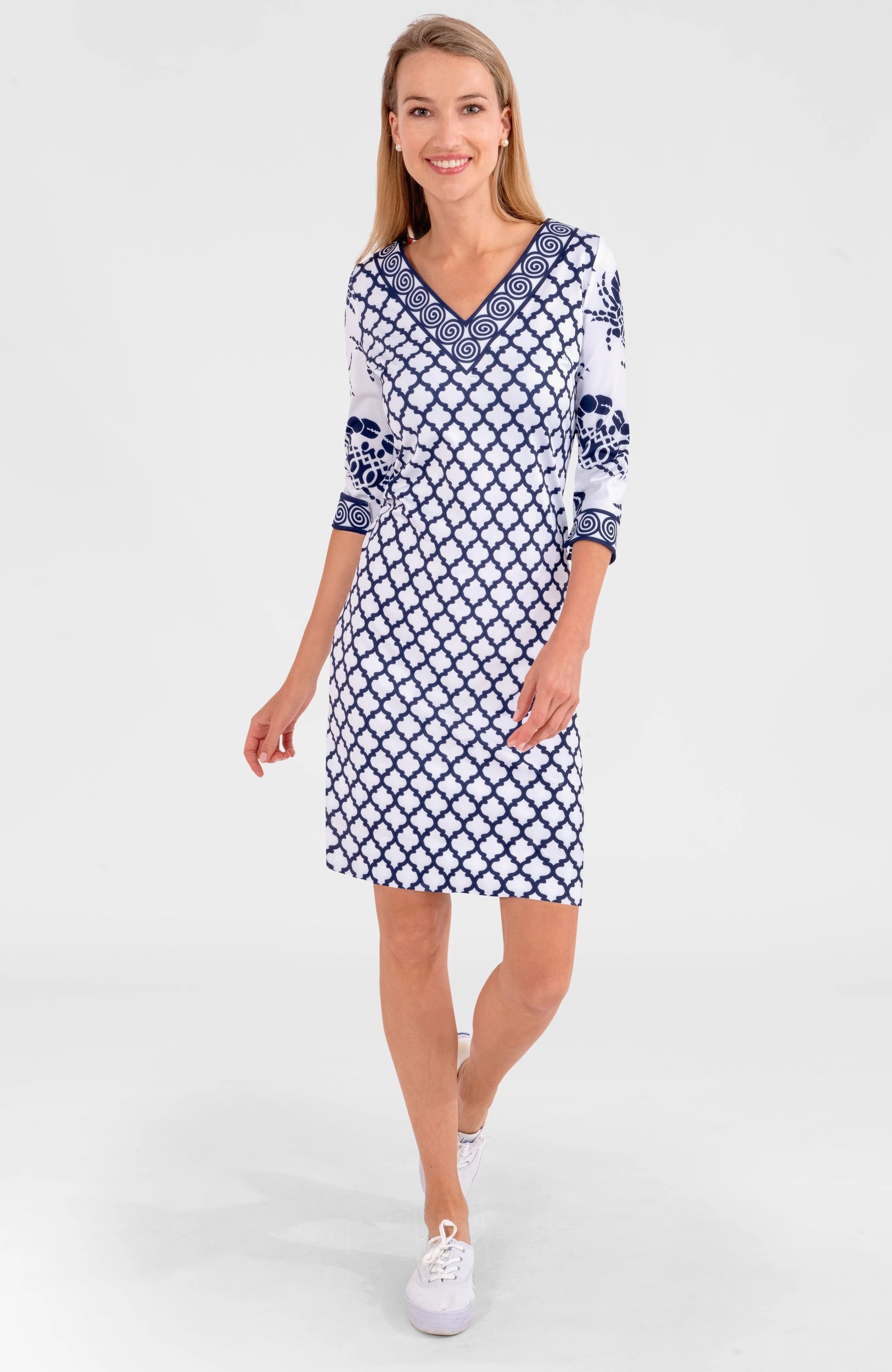 Gretchen Scott Crab Soup Dress - Navy