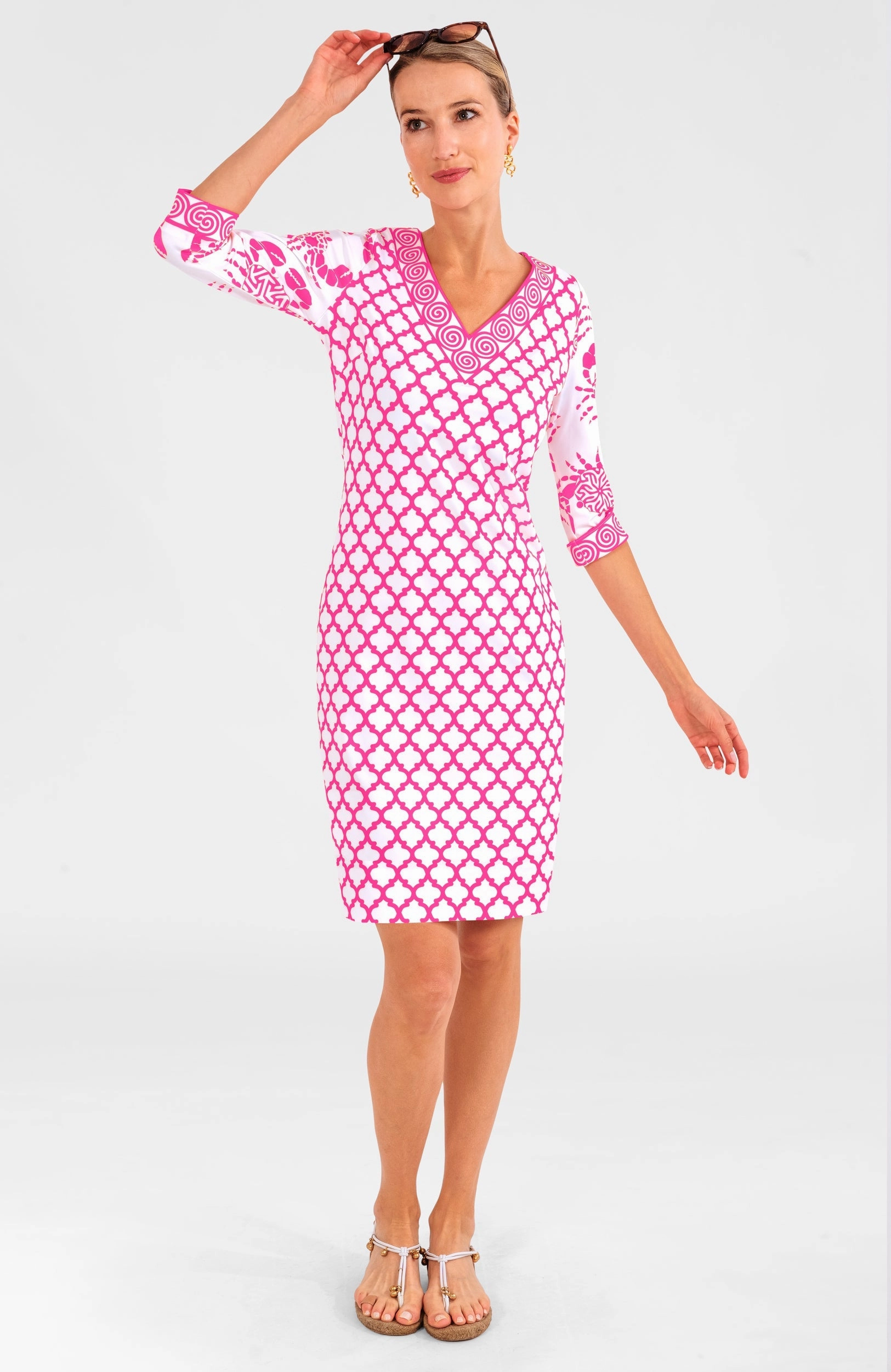 Gretchen Scott Crab Soup Dress - Pink